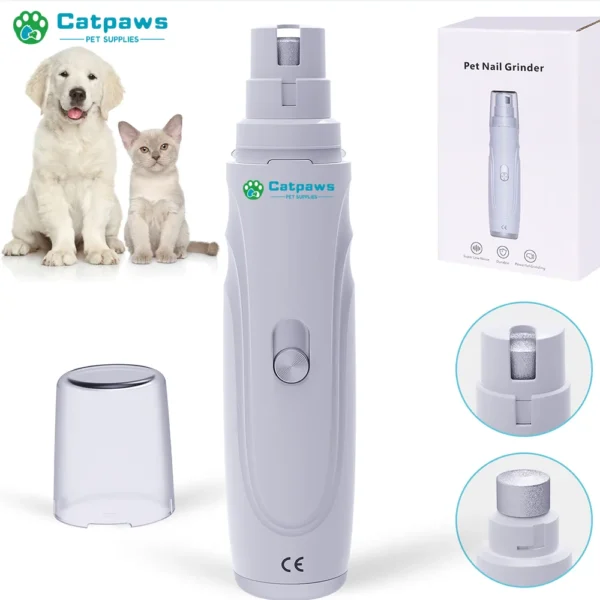 Dog Nail Grinder USB Rechargeable Electric Pet Claw Grinder