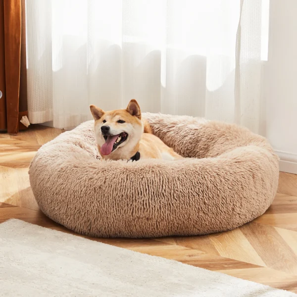Coral Fleece Dog Bed